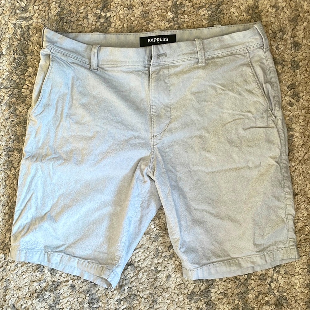 Express Light Grey Shorts